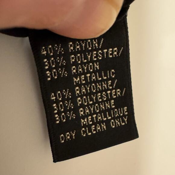 Y2K Black Lace Sheer Shift Dress with Strapless Slip - Picture 8 of 8